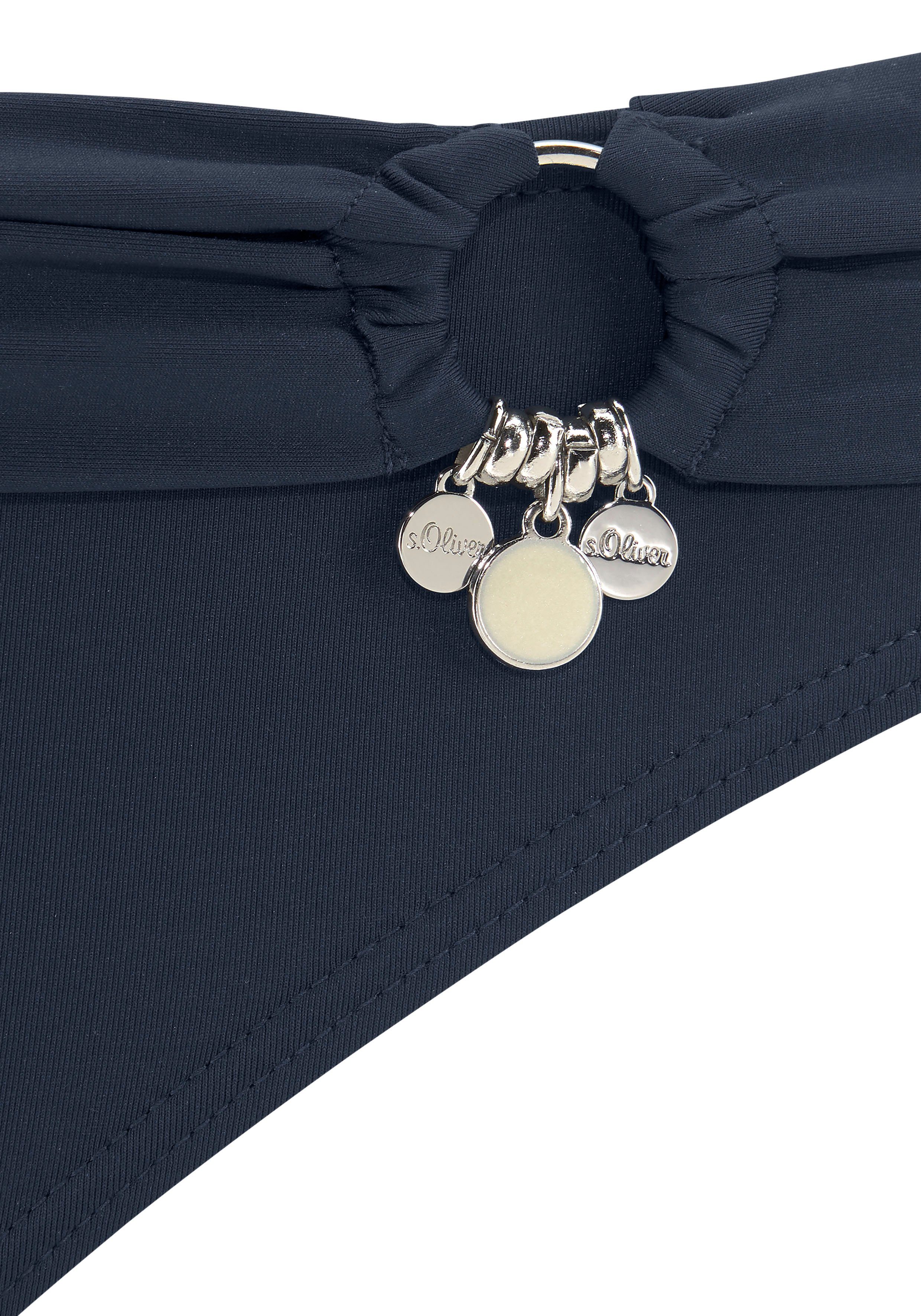 s.Oliver Push-Up-Bikini mit Zierring an der Hose