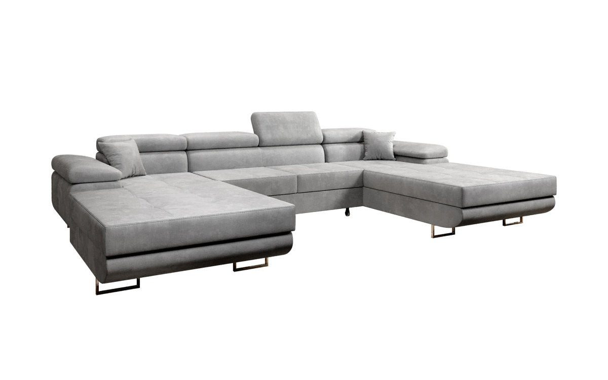 Luxusbetten24 Schlafsofa Designer Sofa Calvera U, günstig online kaufen