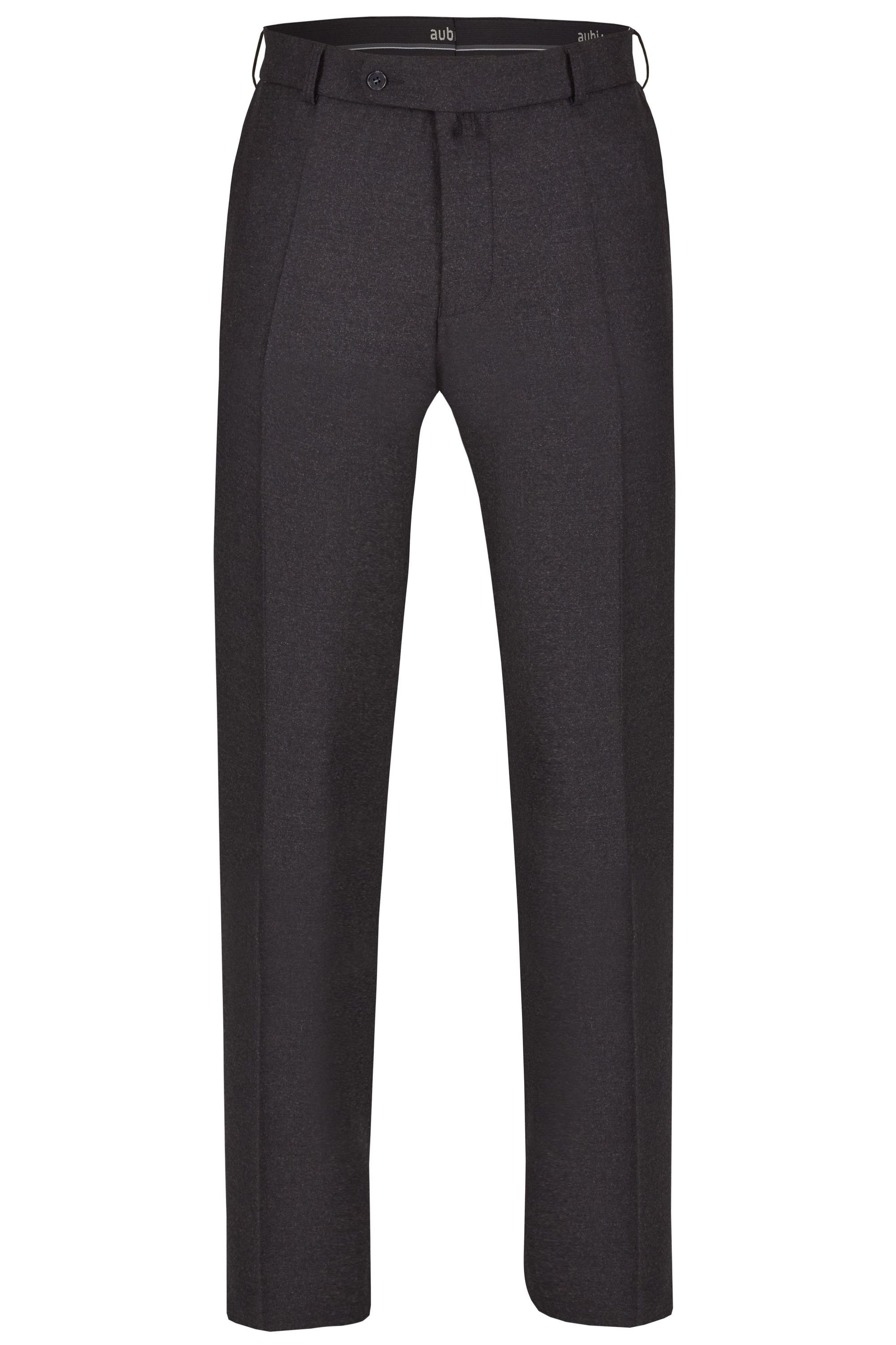 aubi: Stoffhose aubi Perfect Fit Herren Businesshose Anzughose Flanell Flat günstig online kaufen