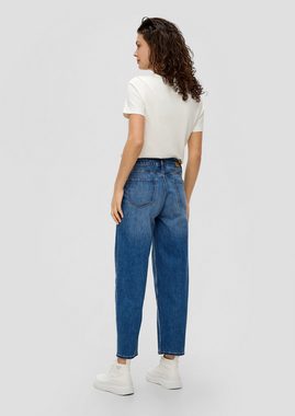 s.Oliver 7/8-Jeans Ankle-Jeans / Relaxed Fit / High Rise / Barrel Leg Waschung