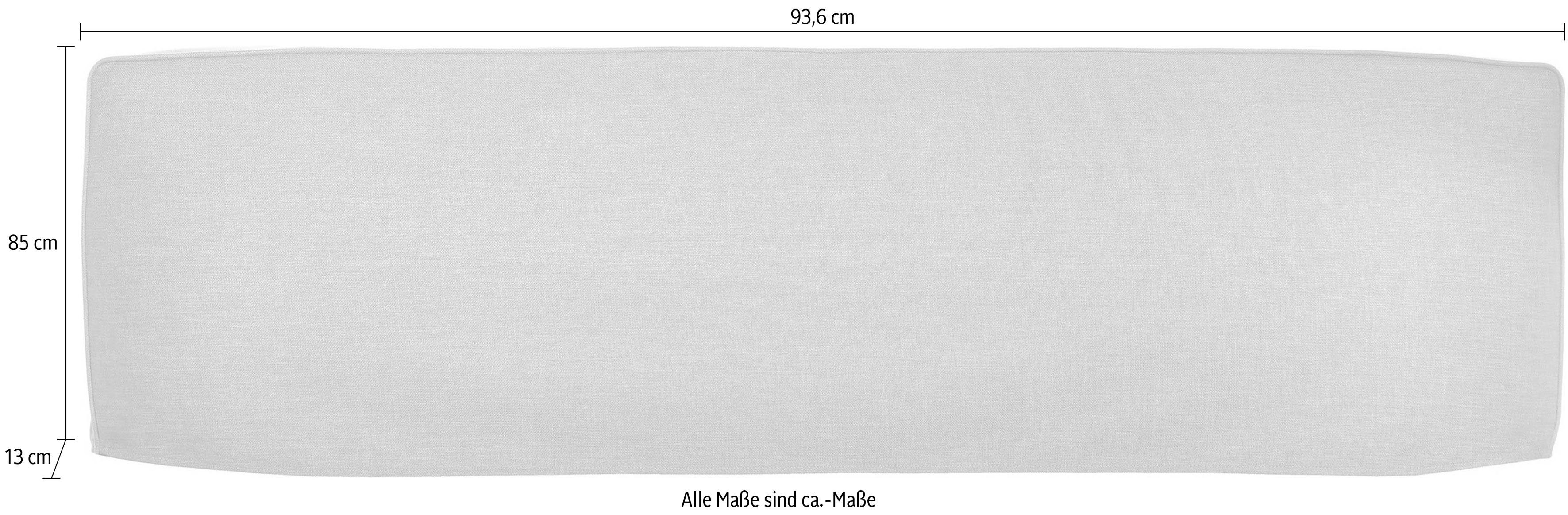 Müller SMALL LIVING Kopfteil Ergänzung Polsterkopfteil, FLAI Kopfteil für Einzelbett »FLAI«, ohne