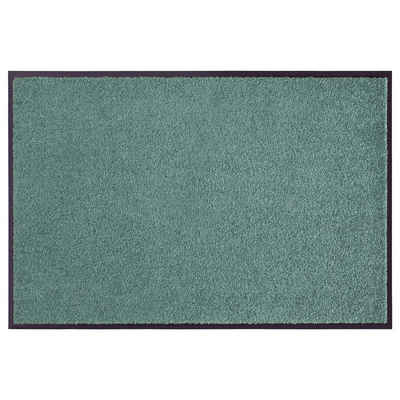Fußmatte Waschbare Fußmatte Wash & Clean olivgrün, HANSE Home, rechteckig, Höhe: 7 mm