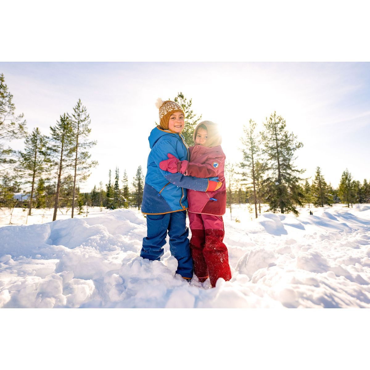 Finkid Outdoorjacke Talvinen Husky Winterparka für Kinder, wasser- und winddicht, atmungsaktiv, robust