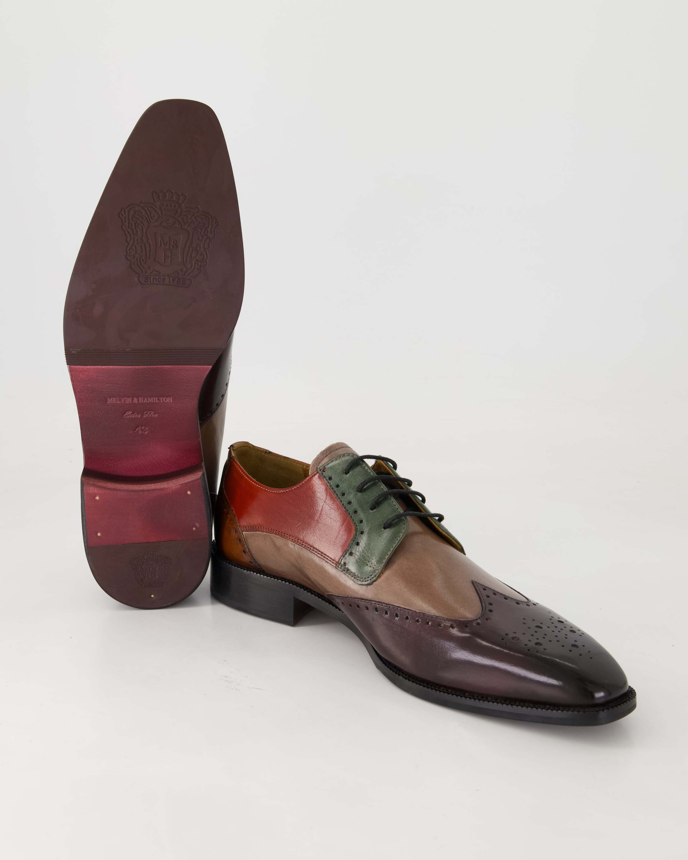 Melvin & Hamilton 129682 Schnürschuh Obermaterial: Leder