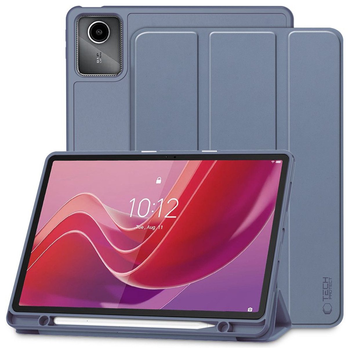 TECH PROTECT Tablet-Hülle für Lenovo Tab M11 11" TB-330 11, Hülle mit Stiftfach und automatischer Aufwachfunktion