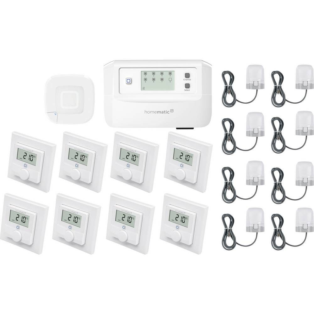 Homematic IP Starterkit Fußbodenheizung Smart-Home Starter-Set
