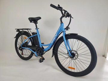 Myatu E-Bike 26 Zoll E-Citybike für Damen & Herrren, mit 12,5Ah Akku maxmail 100km, 6 Gang Shimano, Kettenschaltung, Heckmotor