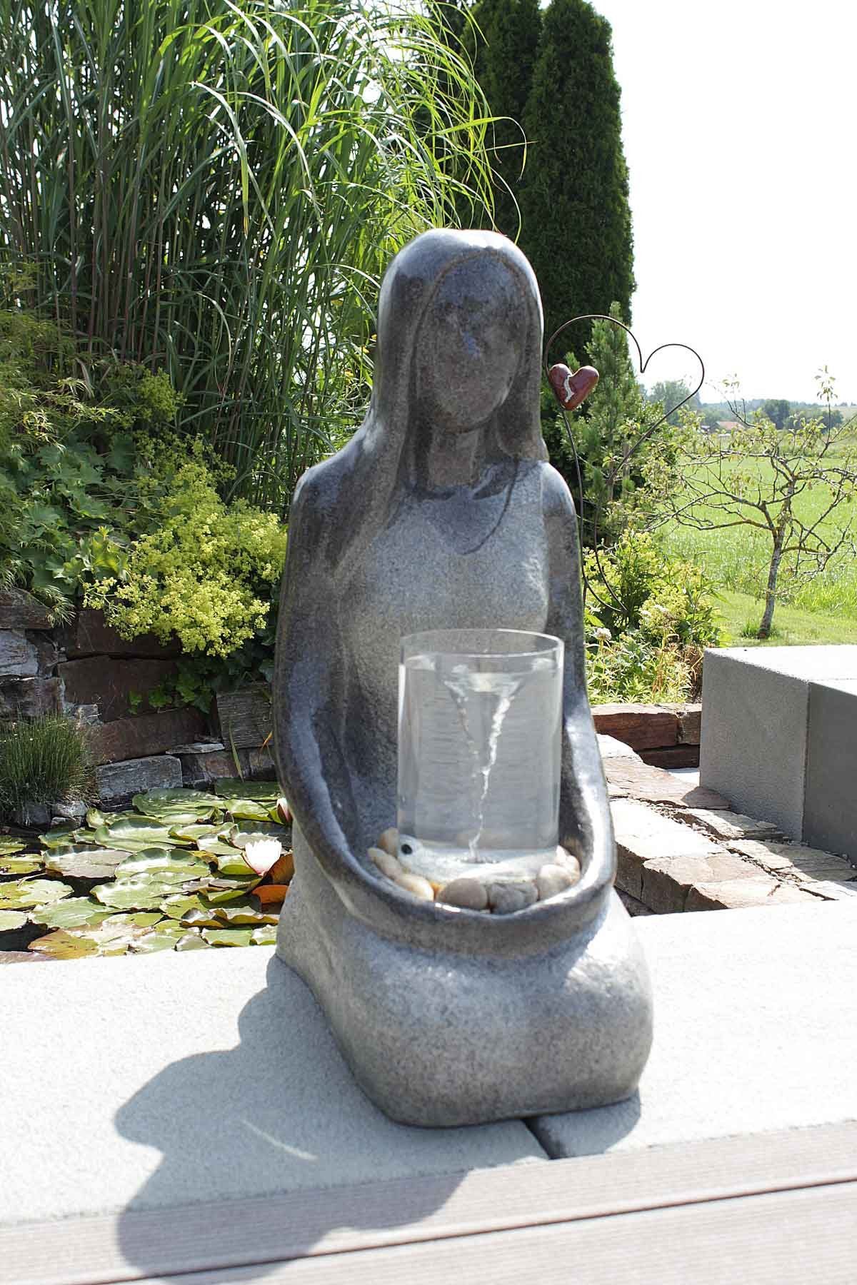 Kiom Gartenbrunnen Springbrunnen Breite Wasserstrudel cm, 29 cm FoDonna mit 68 Zierbrunnen