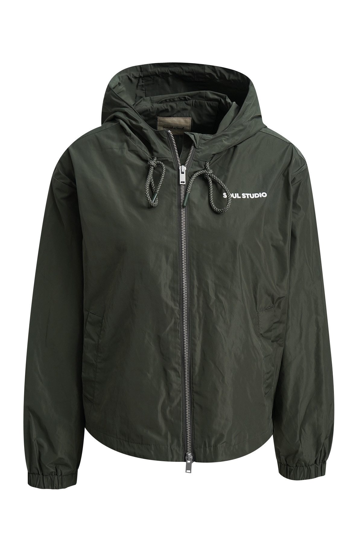 Smith & Soul Kurzjacke mit Kapuze, Kordelzüge