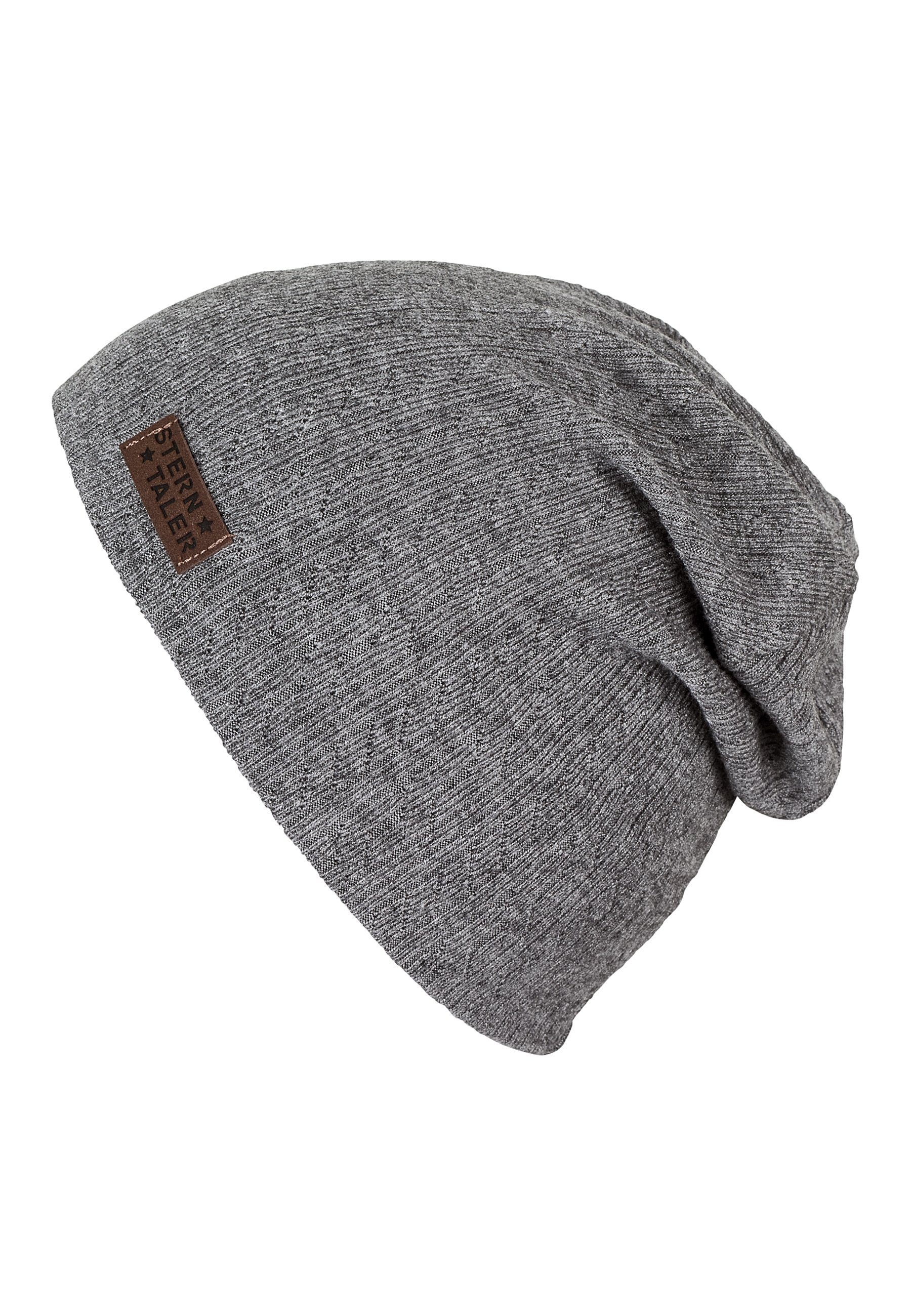 (1-St) Sterntaler® asphalt Slouch-Beanie Struktur Beanie