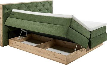 ED EXCITING DESIGN Boxspringbett Malbork, inkl. zwei schwebenden Bettkästen