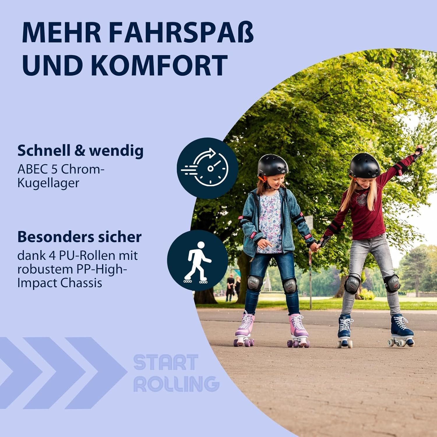 Hudora Rollschuhe HUDORA LED Roller Skates Rollschuhe