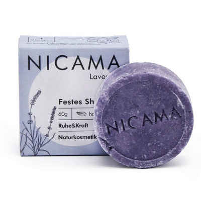 NICAMA Festes Haarshampoo Lavendel