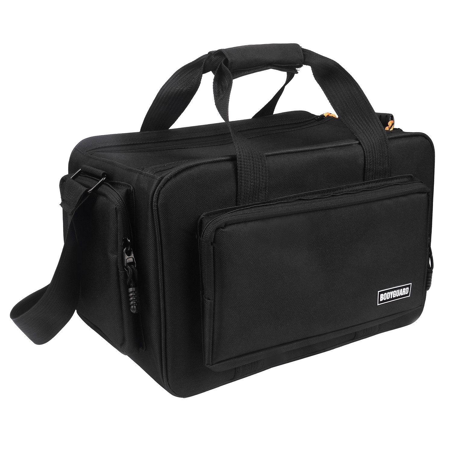 Bodyguard Fototasche SLR XL XXL XXXL Taschen schwarz, für große Foto und Videokamera Tasche mit Variable Inneneinteilung für 5 Fächer | Alle Damentaschen