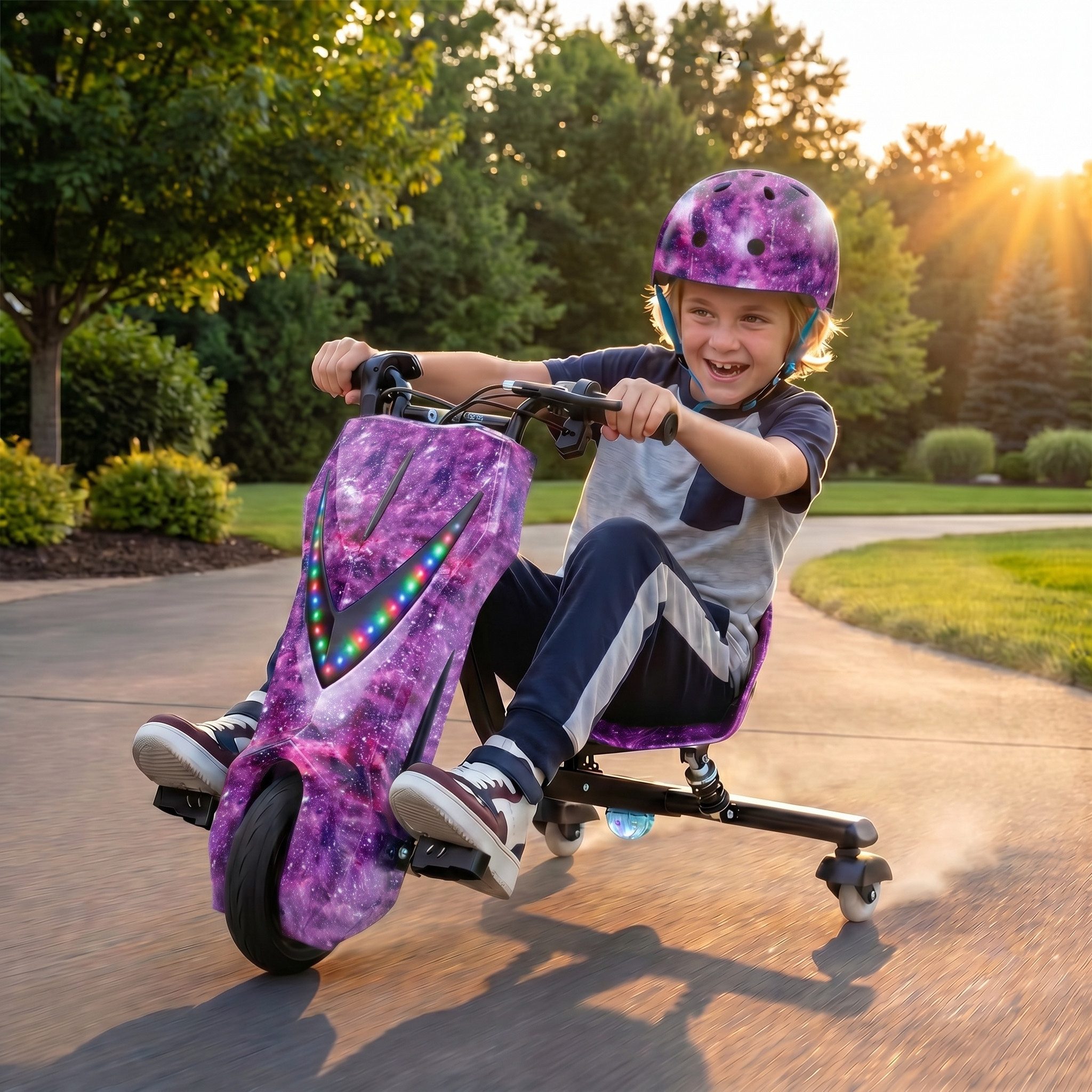 Actionbikes Motors Dreiradscooter Driftscooter Drifter 360, Roller, (Drift Scooter, Roller für Kinder, Drift Roller)