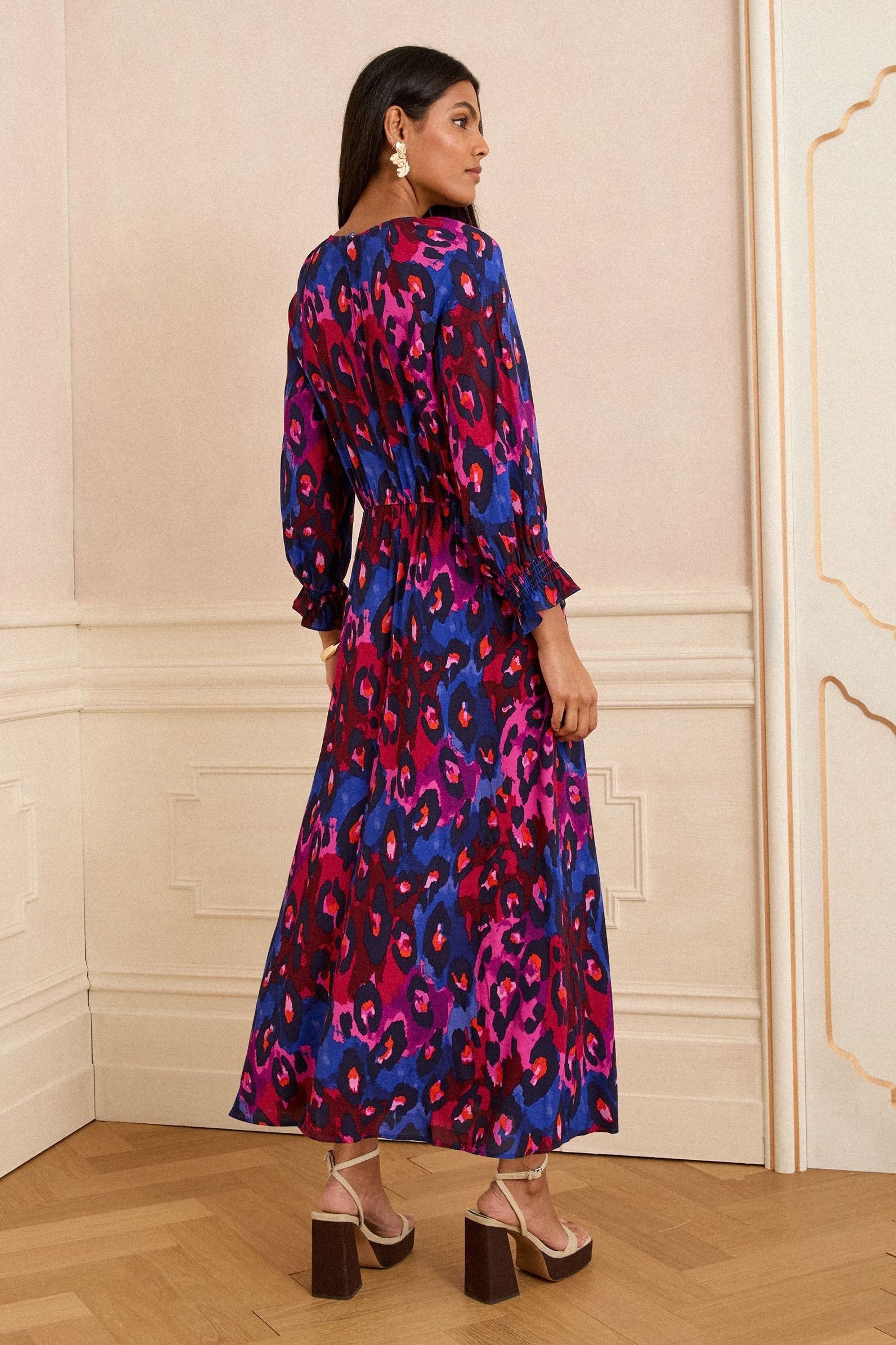 Love & Roses Midikleid Love & Roses Midikleid mit Puffärmeln, Regular (1-tl günstig online kaufen