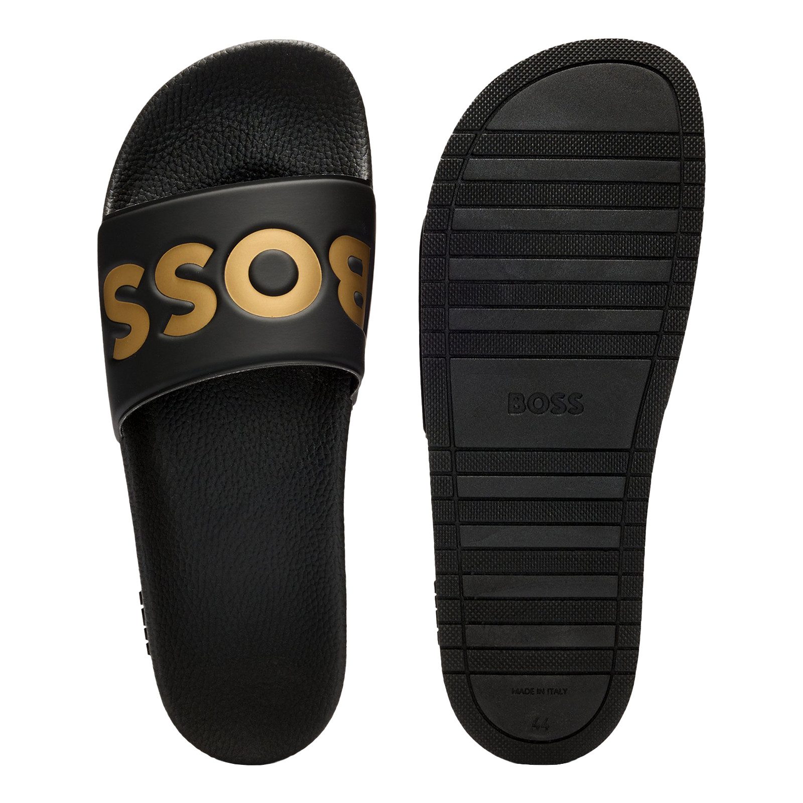 BOSS Aryeh Slid Badepantolette mit großem günstig online kaufen