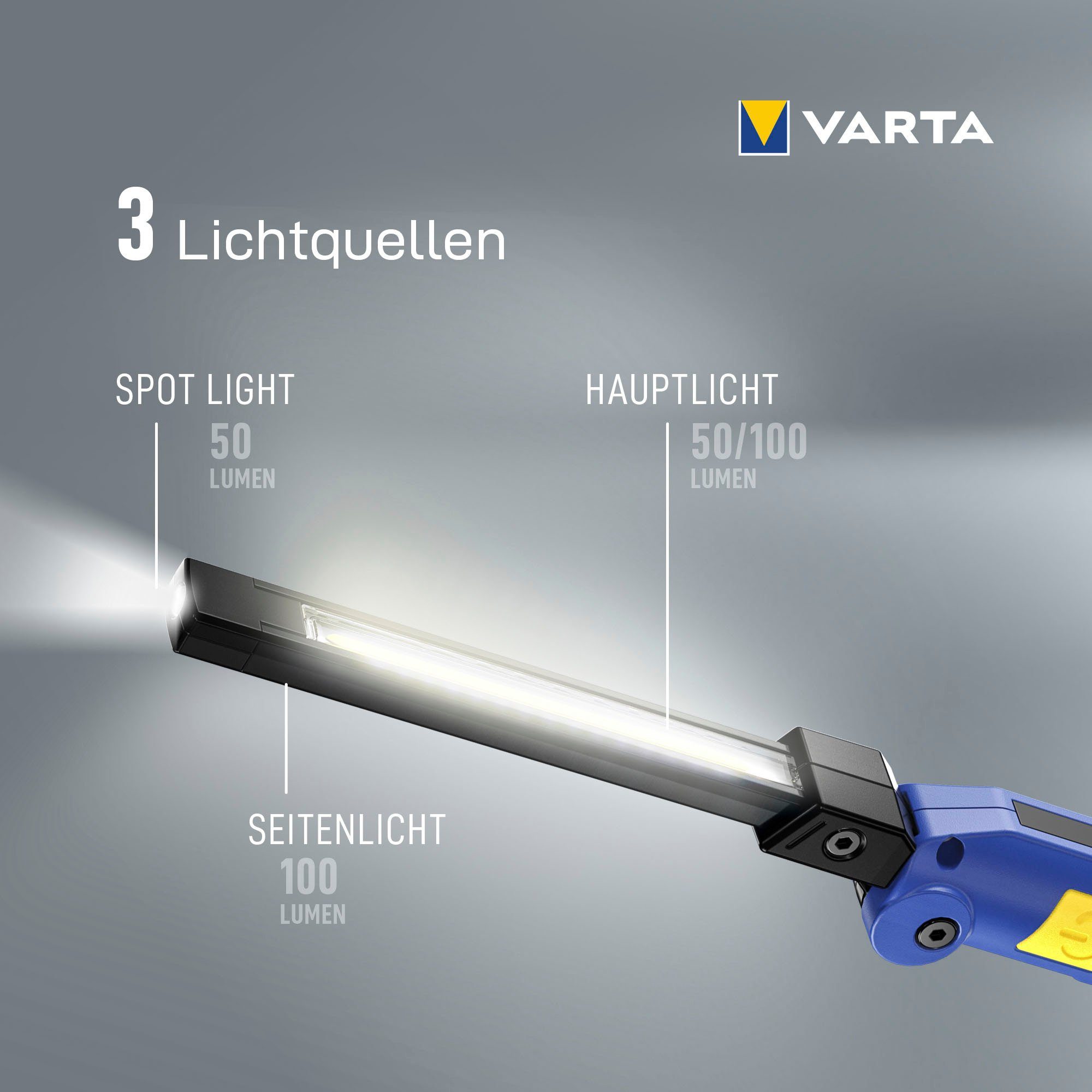 Taschenlampe Work Multifunction Light VARTA Flex® F20R