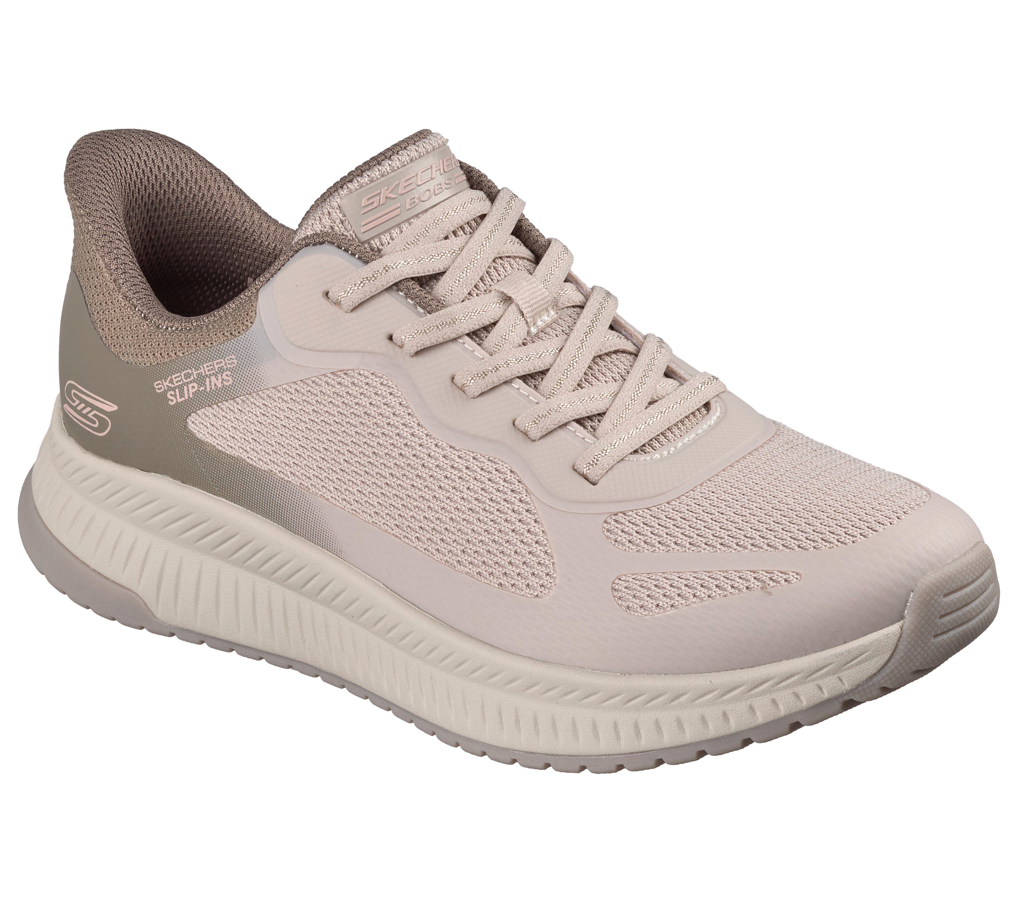 Skechers BOBS SQUAD 4 Slip-On Sneaker Slipper, Freizeitschuh, Halbschuh mit Memory Foam