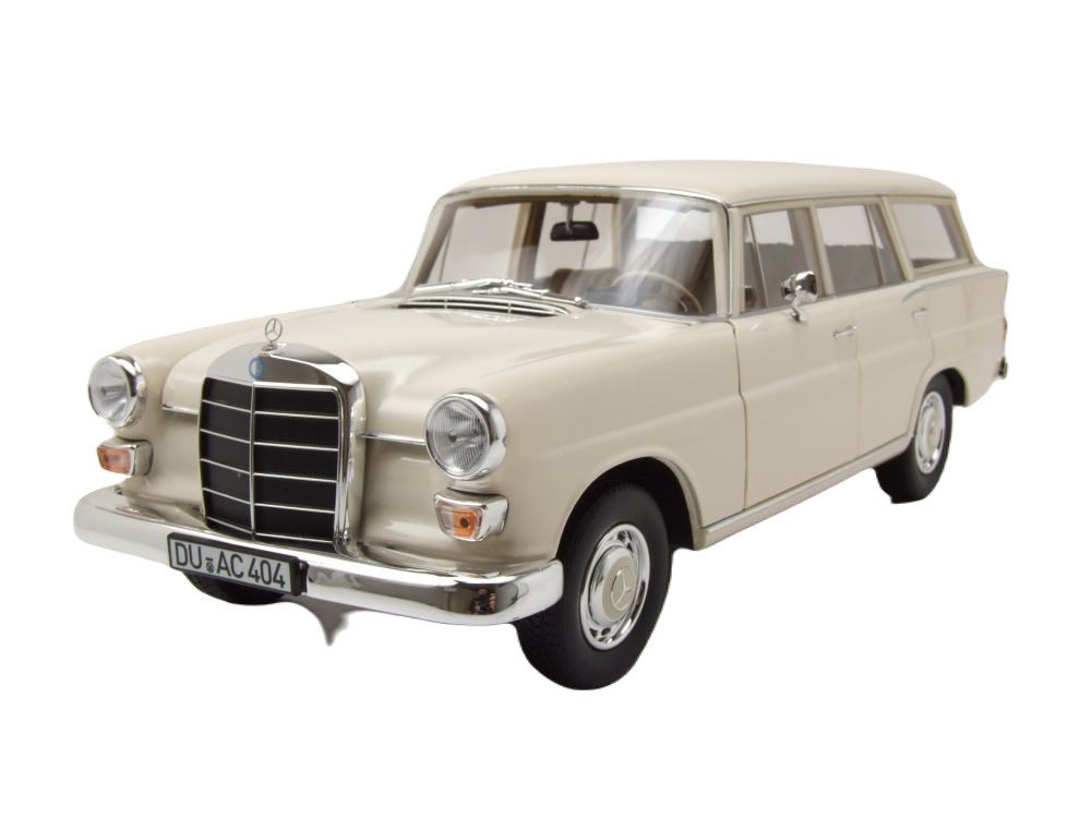 Modellauto Mercedes 200 Universal Kombi 1966 creme weiß
