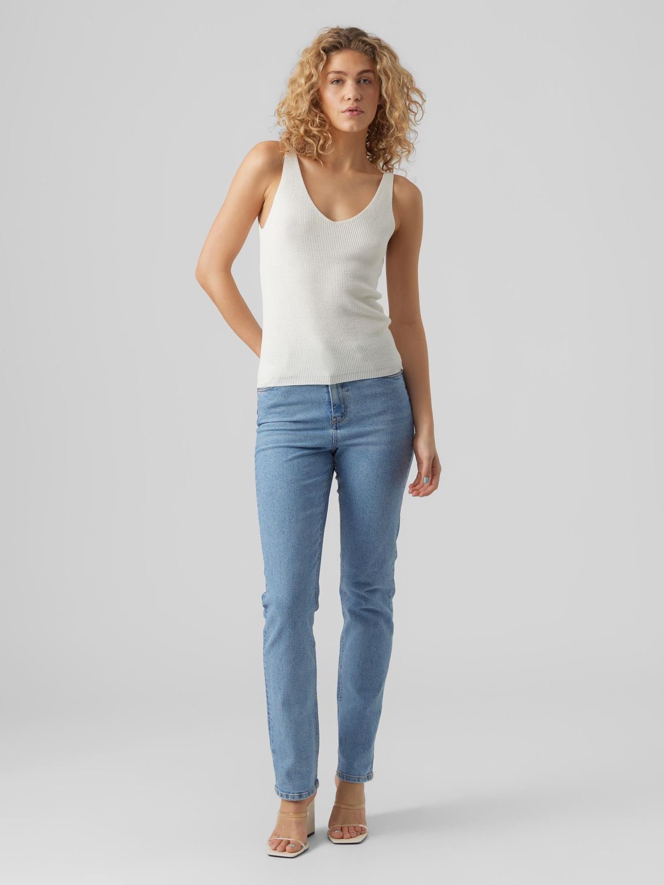 Vero Moda Shirttop Gerippt Struktur Ärmelloses günstig online kaufen