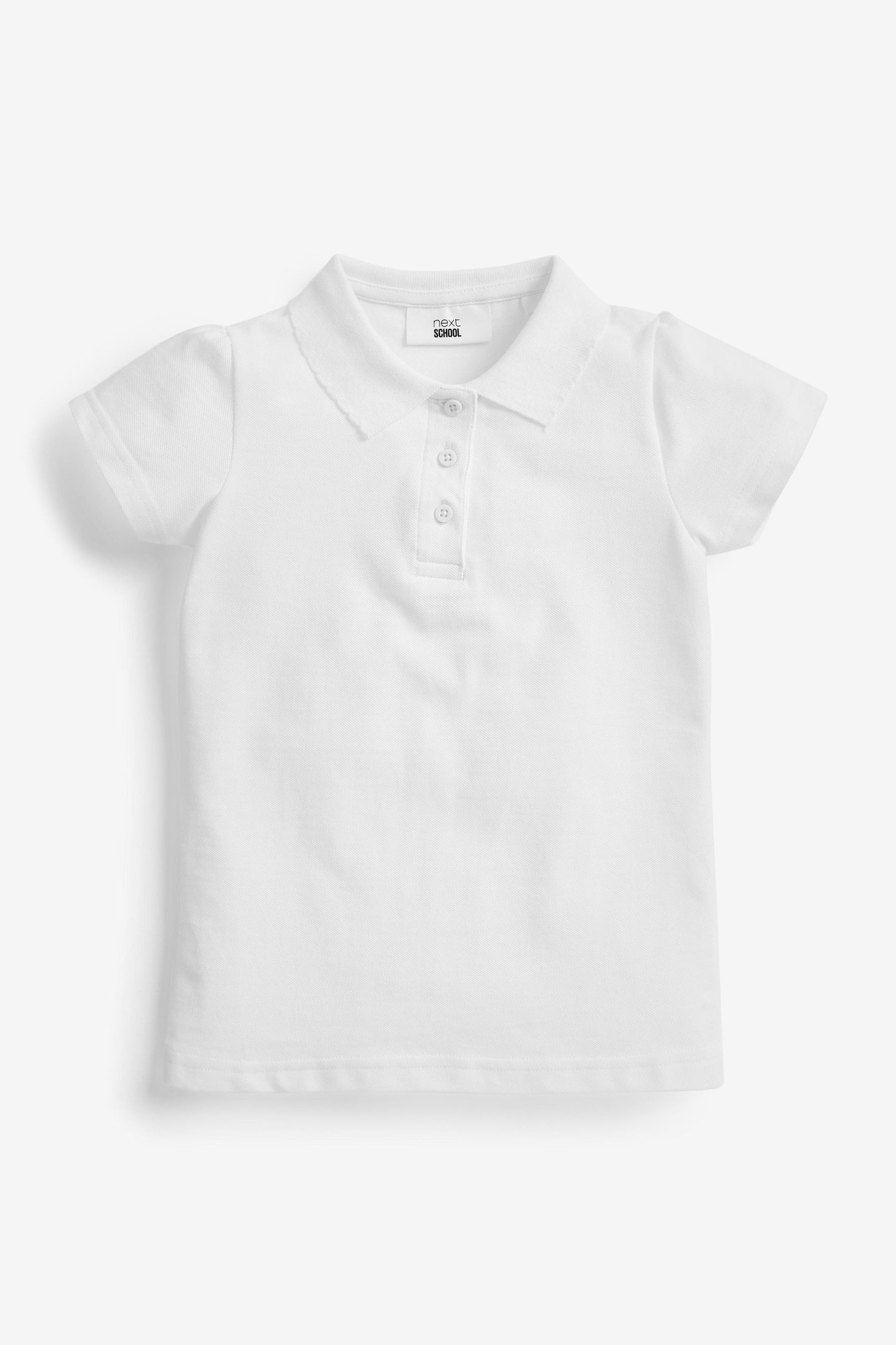Next Poloshirt 2 Kurzärmelige Polo-Shirts im Slim Fit (3-16 J) (2-tlg)
