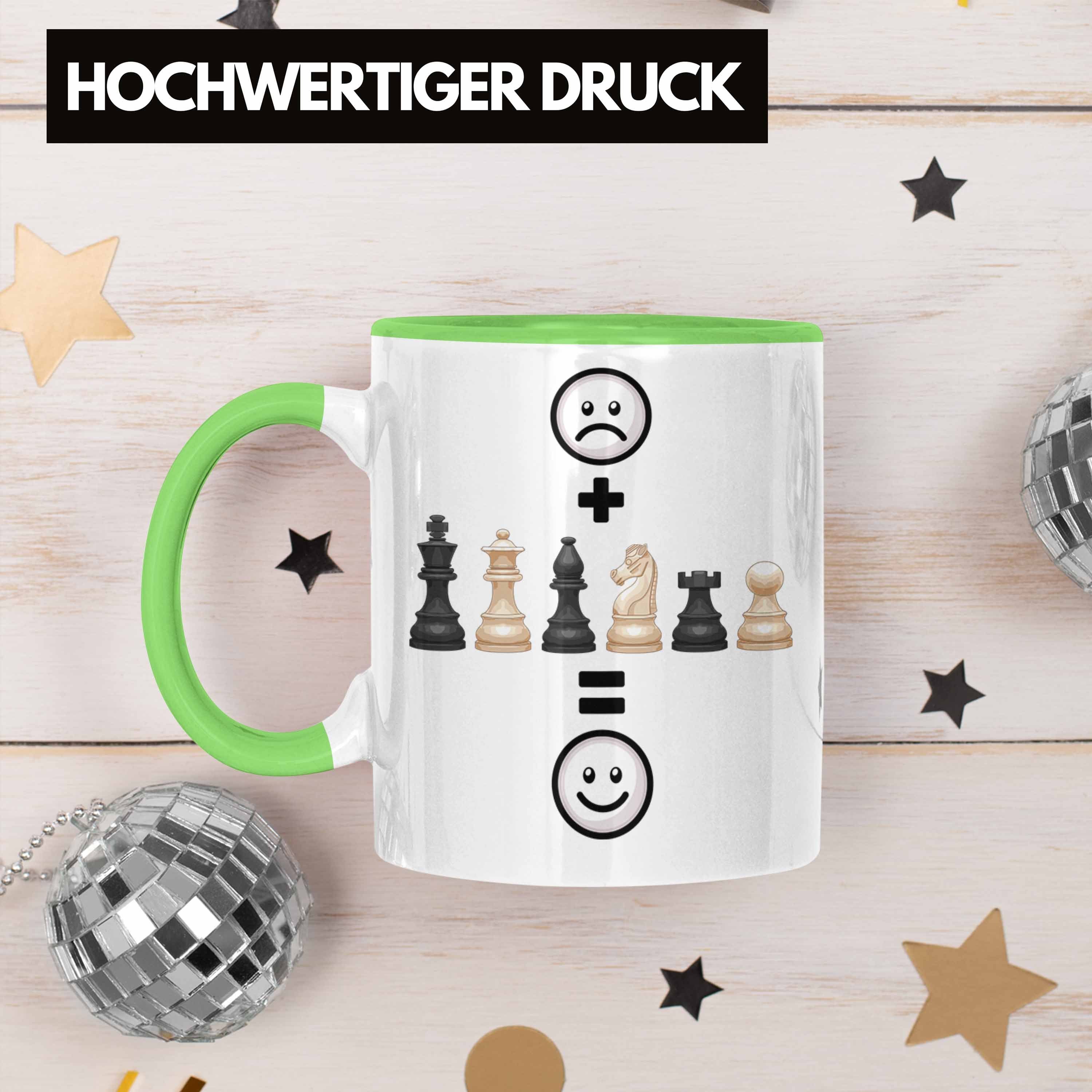 Schach Tasse Geschenkid Lustige Grün Schach-Spieler Geburtstag Trendation Geschenk Tasse für