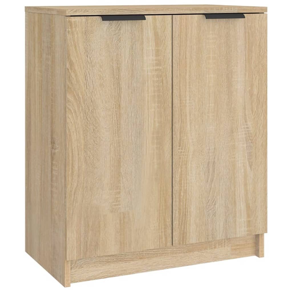 vidaXL Schuhschrank NA Schuhschrank Sonoma Eiche 59x35x70 cm Spanplatte Türen Schuhe Verst