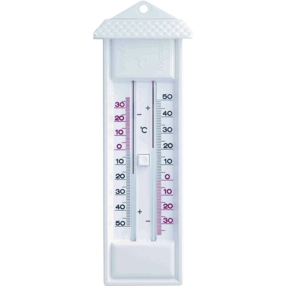 TFA Dostmann Hygrometer Maxima Minima Thermometer weiss und