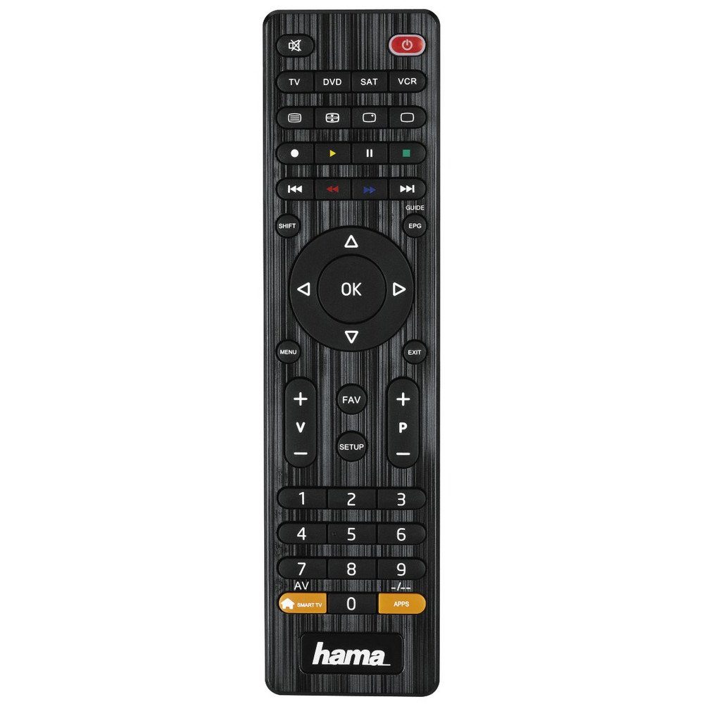 Hama Hama Fernbedienung IR Wireless Schwarz Drucktasten Fernbedienung