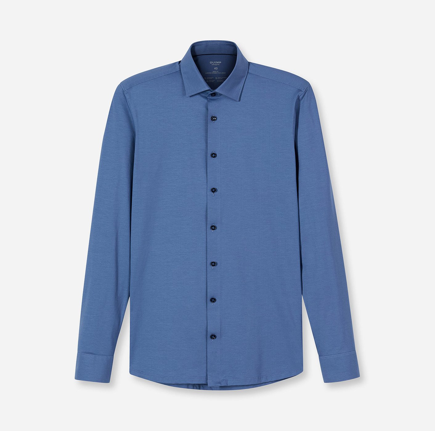 OLYMP Businesshemd Level Five body fit Jerseyshirt in Jersey Qualität
