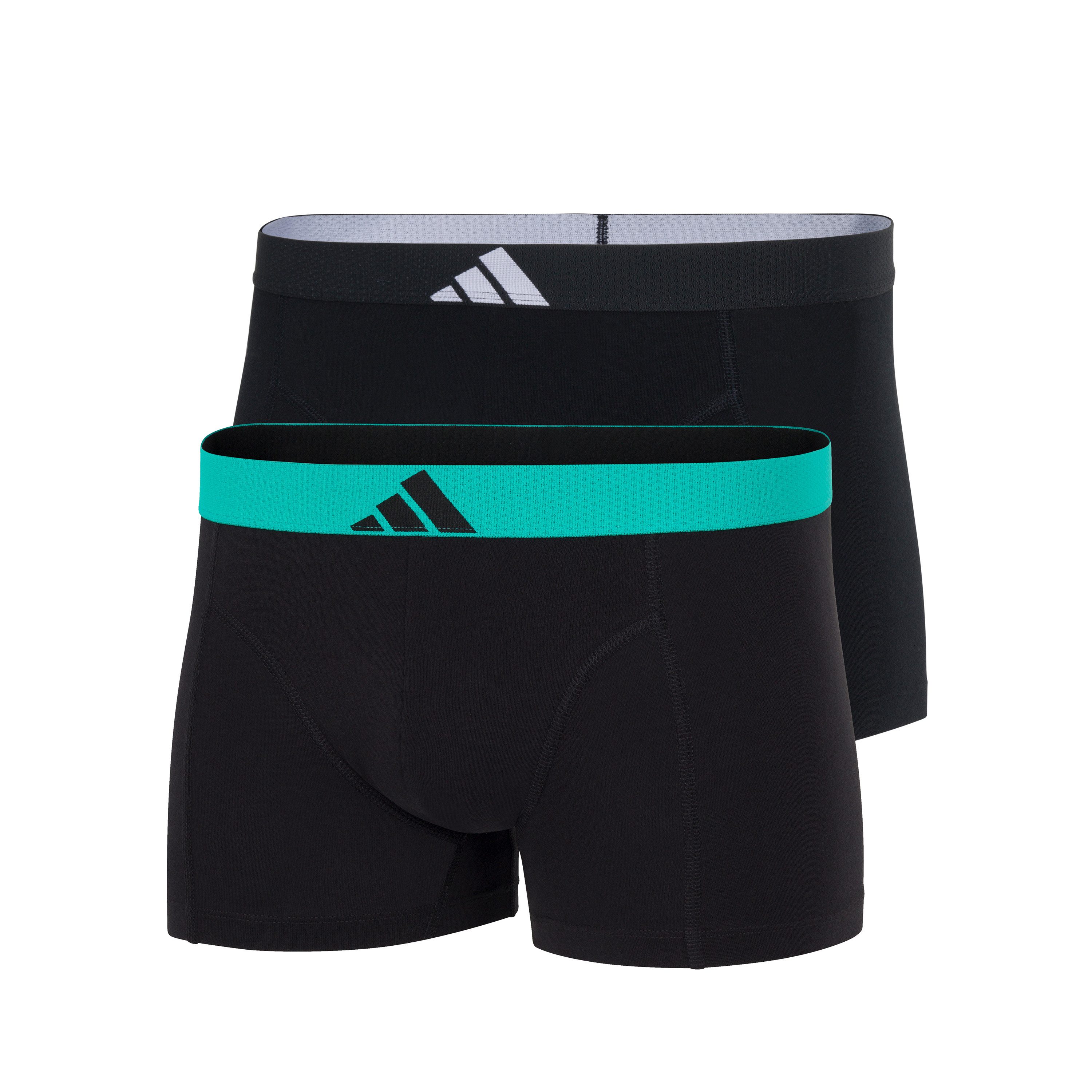 adidas Sportswear Trunk Active Flex Cotton Body (2er Pack) elastischer Logo-Bund, ohne Eingriff, sportliches Design