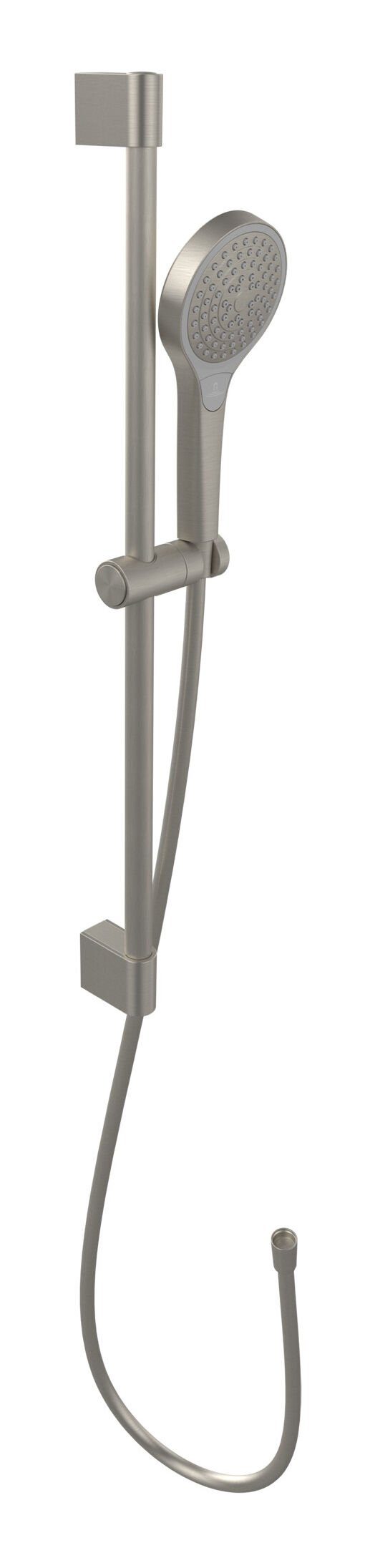 Villeroy & Boch Duschsystem Verve Showers, Höhe 69 cm, 3 Strahlart(en), Duschgarnitur mit drei Strahlarten - Brushed Nickel Matt