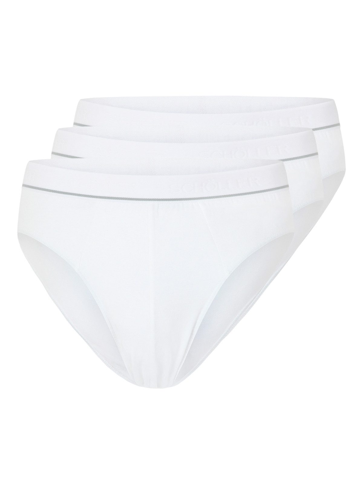 Slip 3er Pack Herren Slip Baumwolle-Elasthan