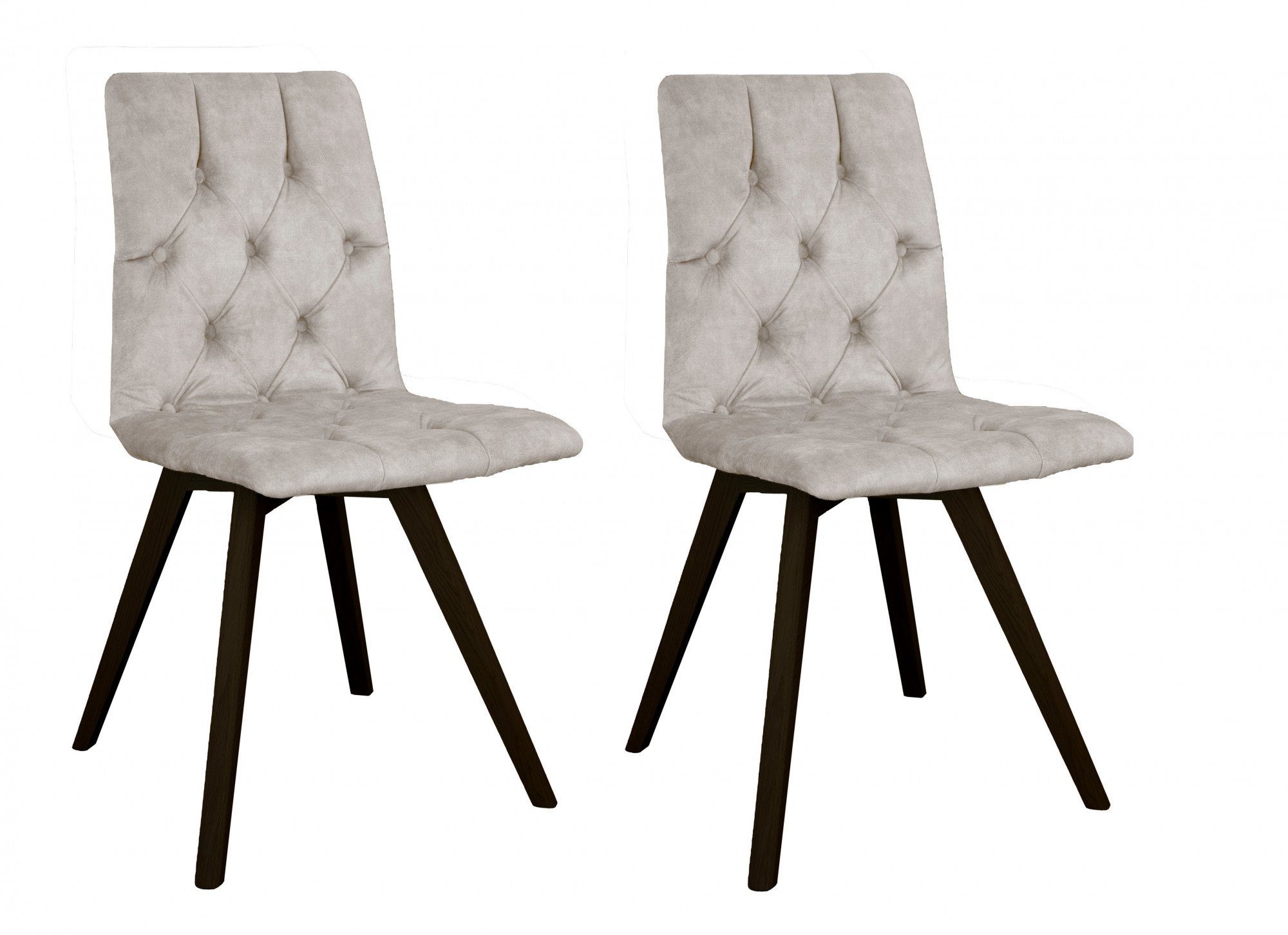 OTTO home Esszimmerstuhl Rania (Set, 2 St), mit Massivholzbeinen