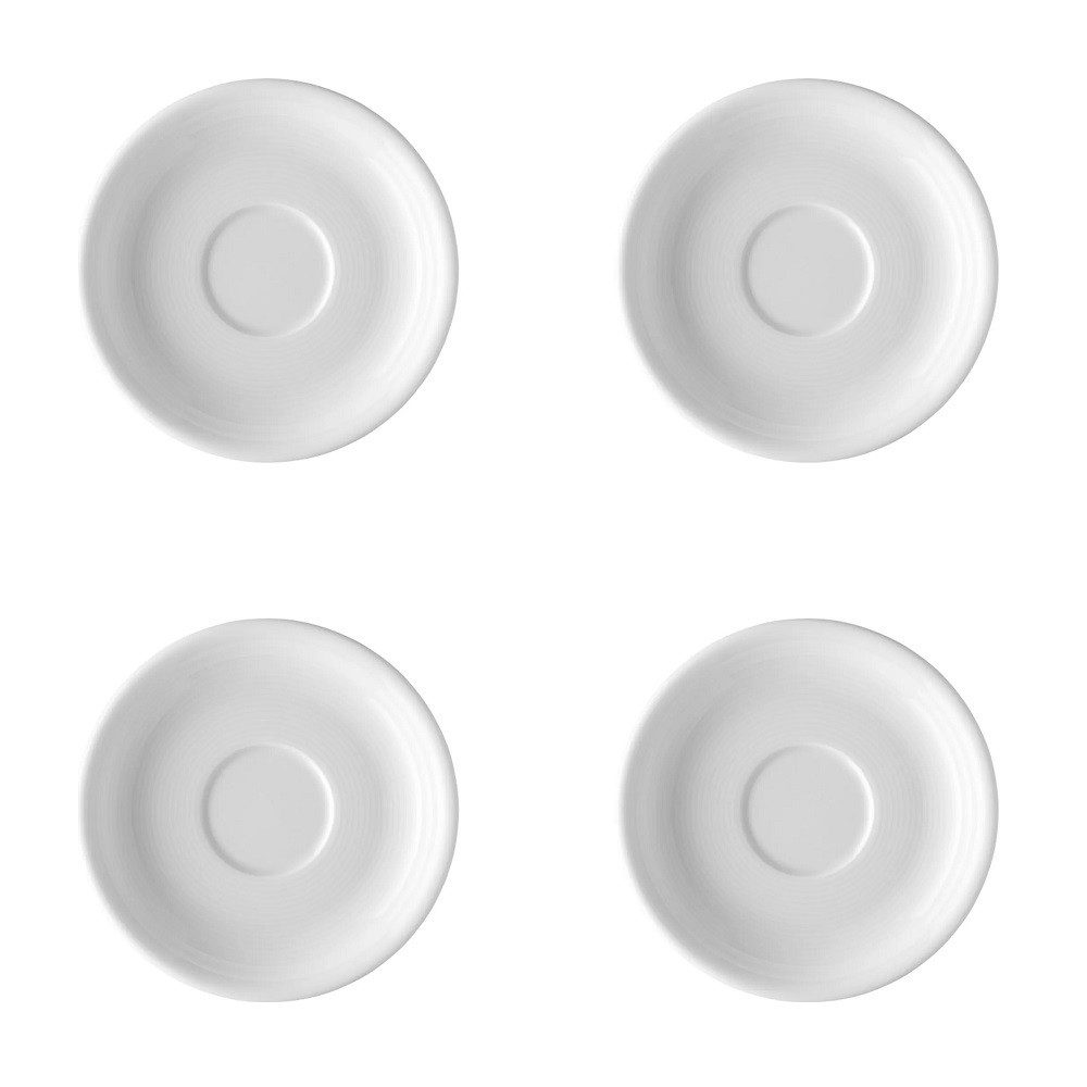 Thomas Porzellan Untertasse Thomas Trend Weiss Kaffeeuntertasse Ø 14 cm 4er Set
