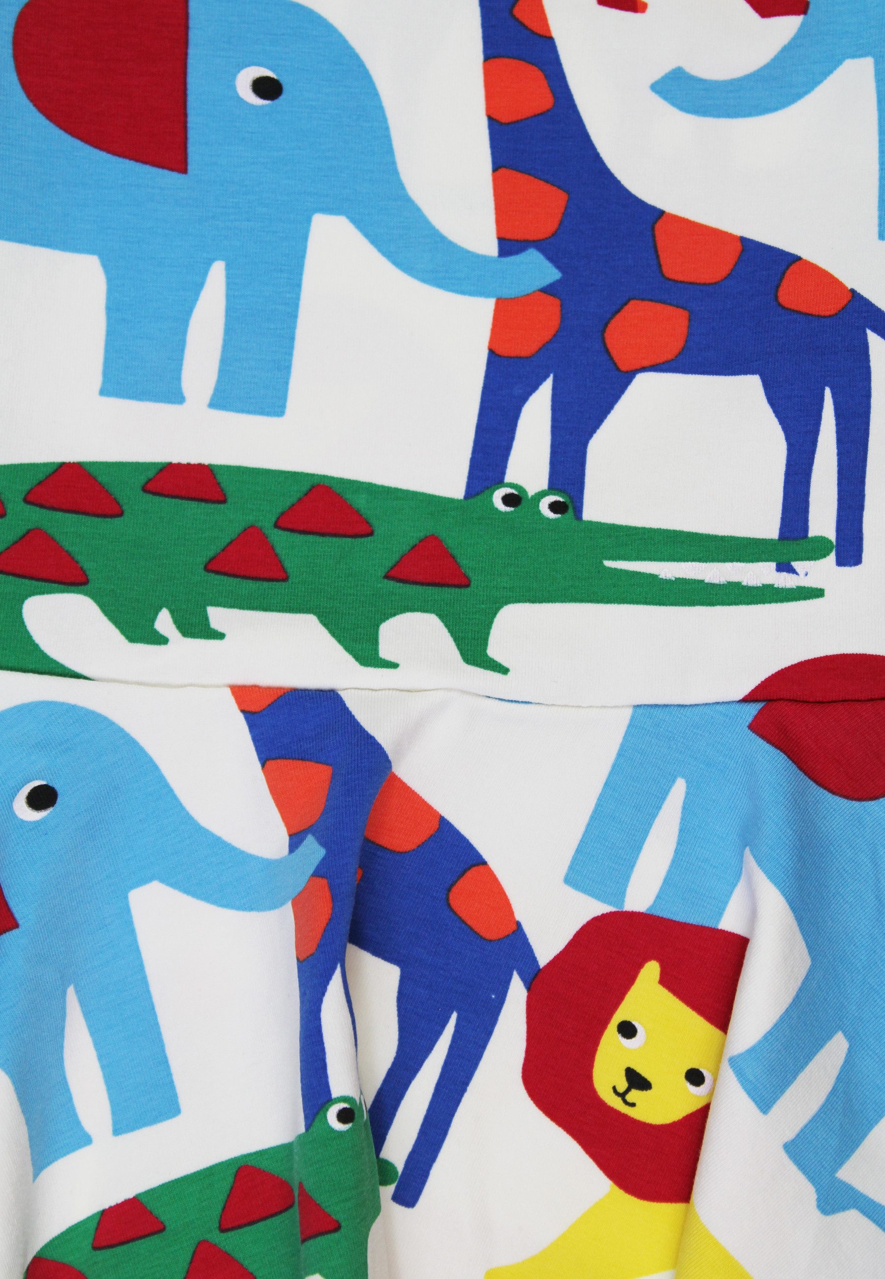 Toby Tiger Shirtkleid Skaterkleid mit Safari Print
