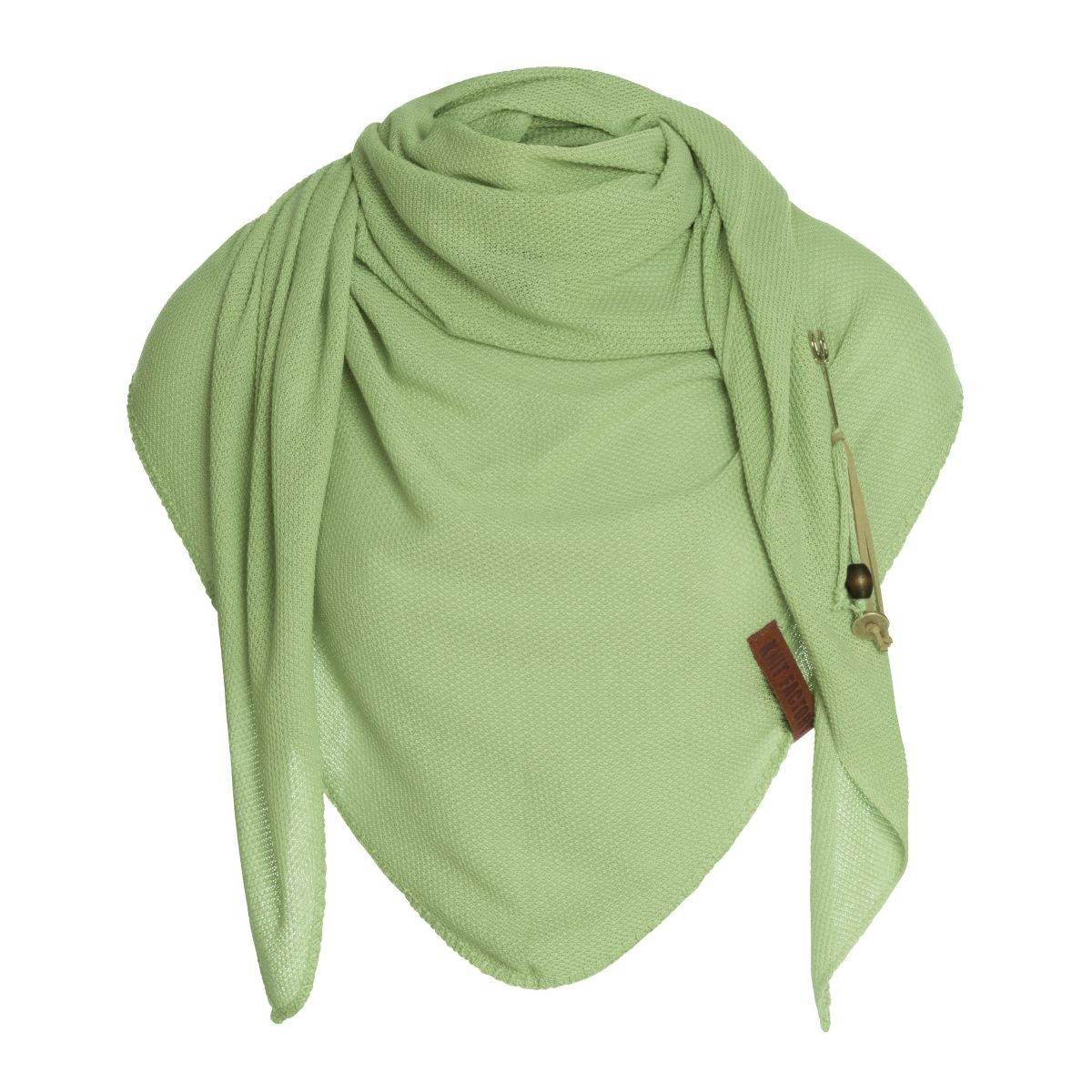 Strickschal Lola Dreieckstuch gestrickt Spring Green