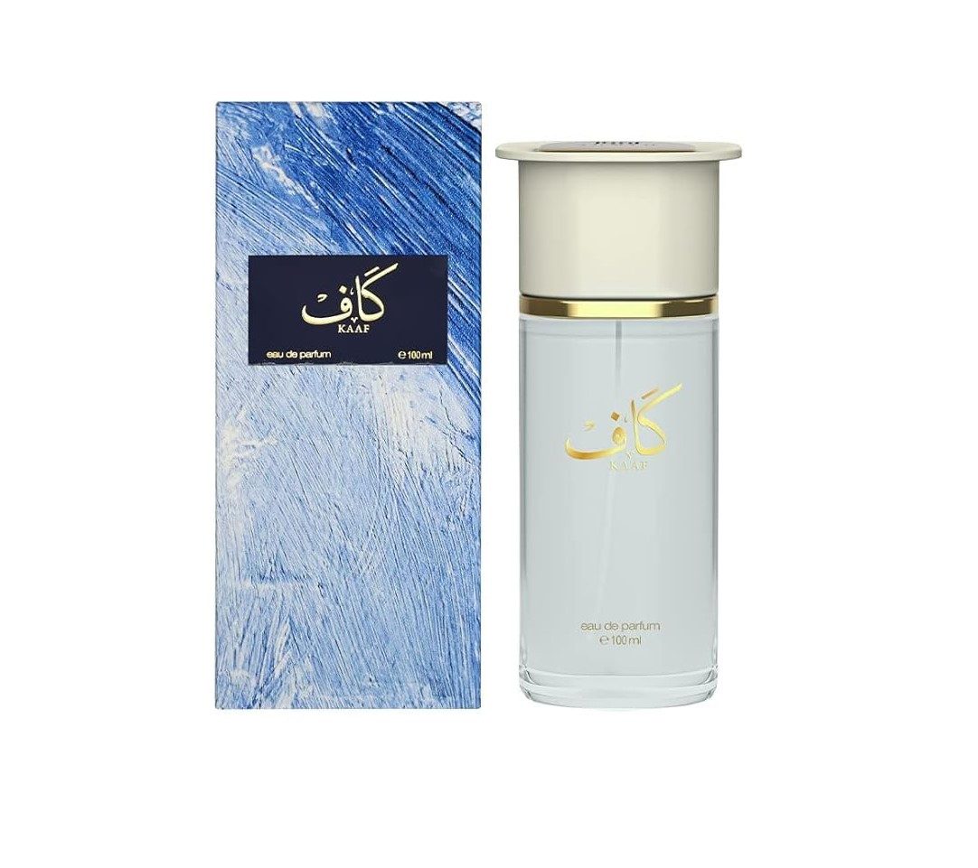 Ahmed Al Maghribi Eau de Parfum "Kaaf" Frischer Unisex-Duft mit floralen und warmen Akzenten, Vielseitiger Duft mit Zitrusfrische Blütenherz & sanftem Amberausklang