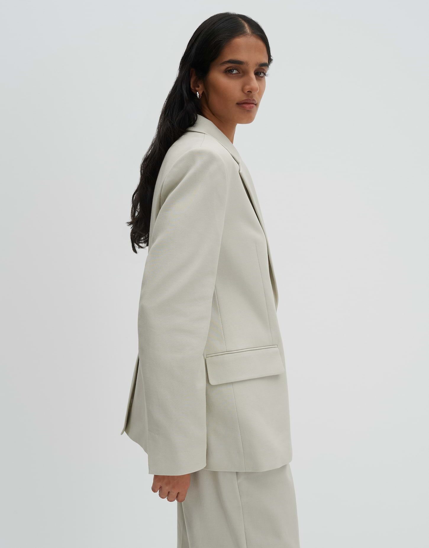 someday Longblazer Nulani Lockere Passform mit Ein-Knopf-Verschluss und Pattentaschen – Bild 5 von 5