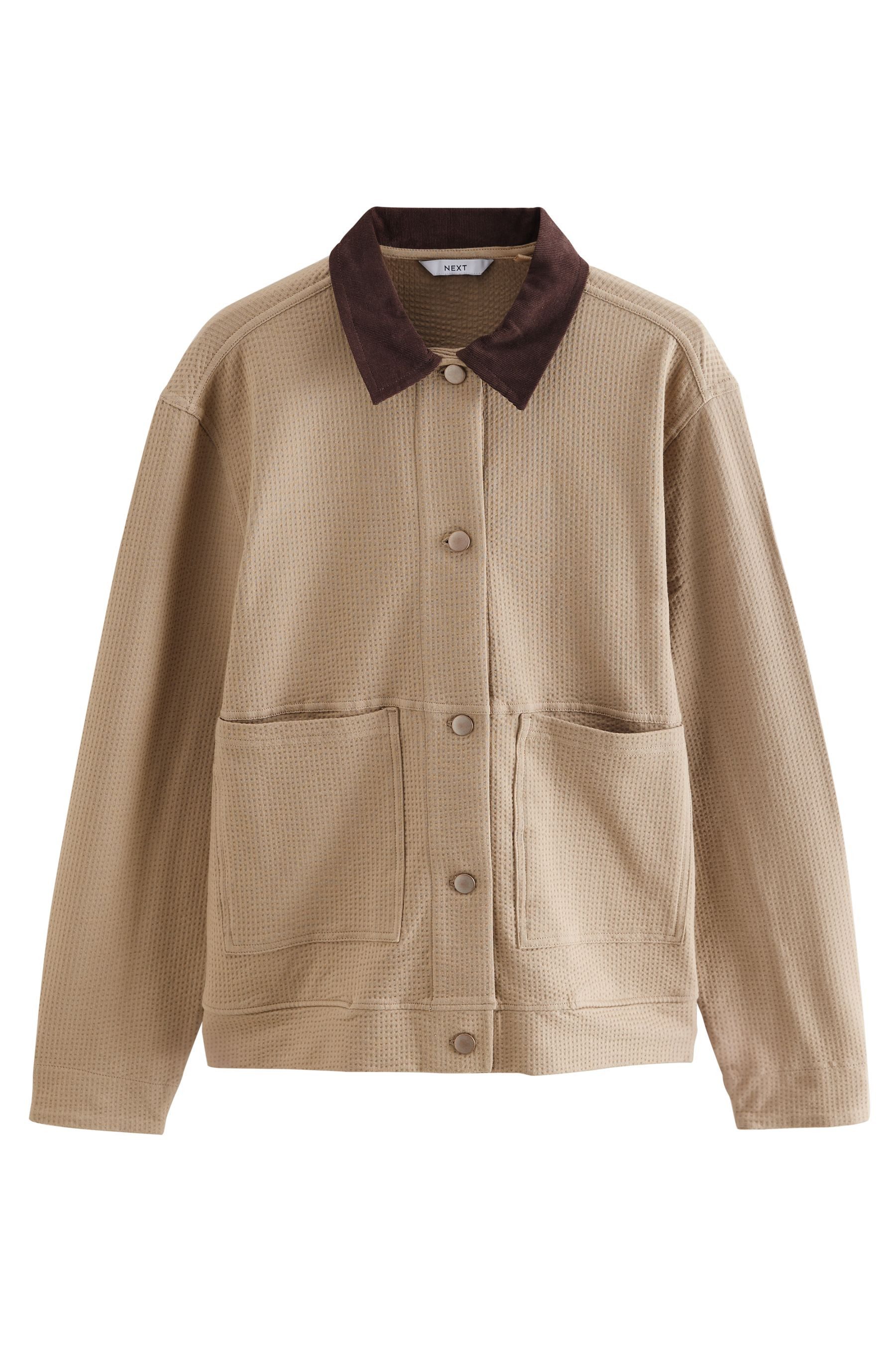 Next Hemdjacke Leichte, geknöpfte Seersucker-Jacke (1-St) günstig online kaufen