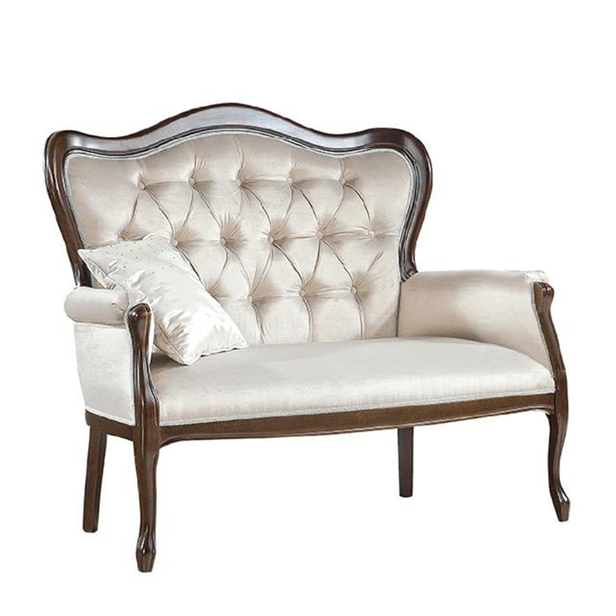 Luxus Sitzbank Chesterfield Chesterfield-Sofa Möbel in Made Polsterbank Weiße JVmoebel Europe Luxus, Design