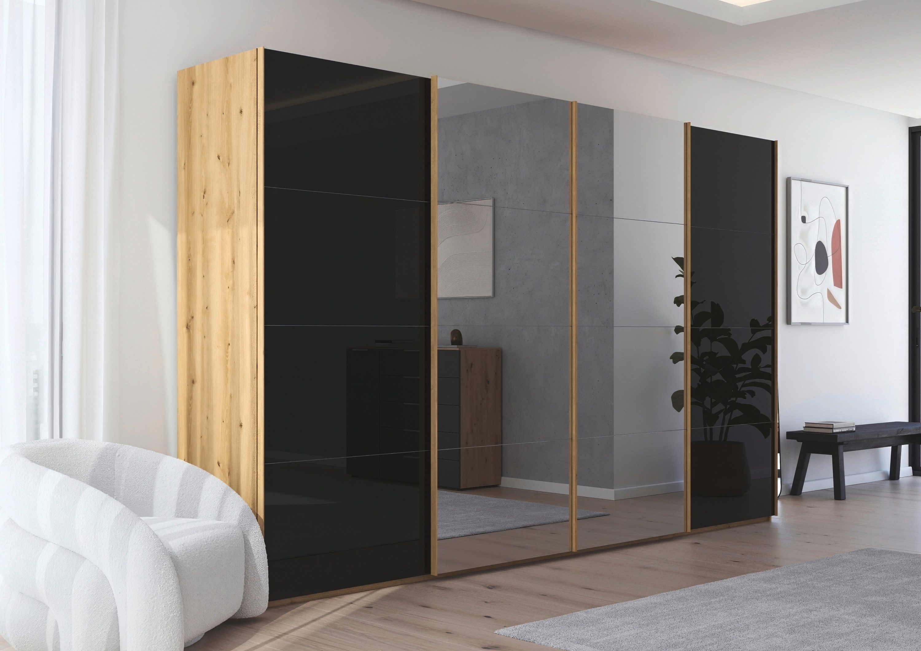 rauch Schwebetürenschrank "Kleiderschrank Schrank Garderobe Schlafzimmersch günstig online kaufen