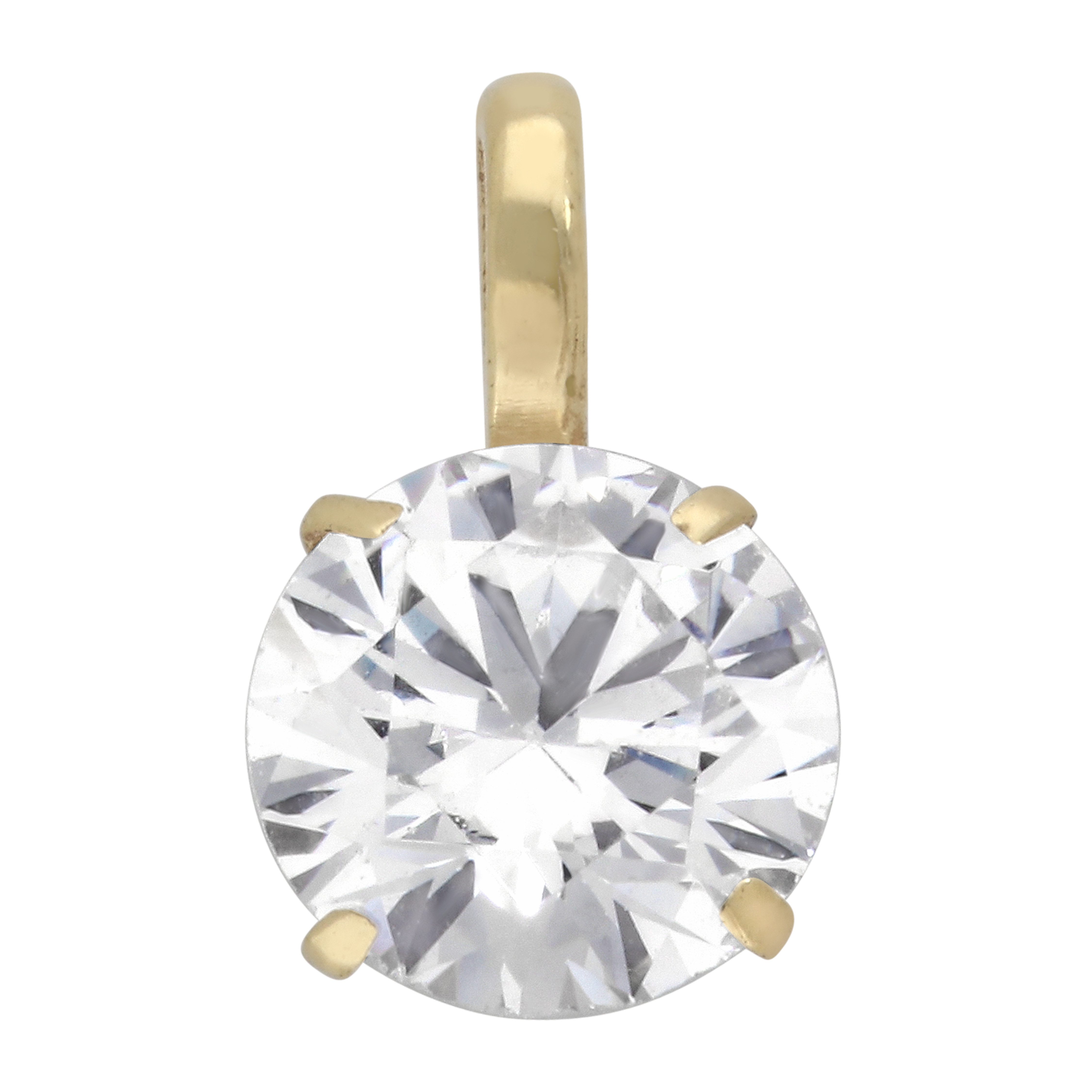 Firetti Kettenanhänger Schmuck Geschenk Gold 375 Halsschmuck Anhänger Solitär, mit Zirkonia (synth)