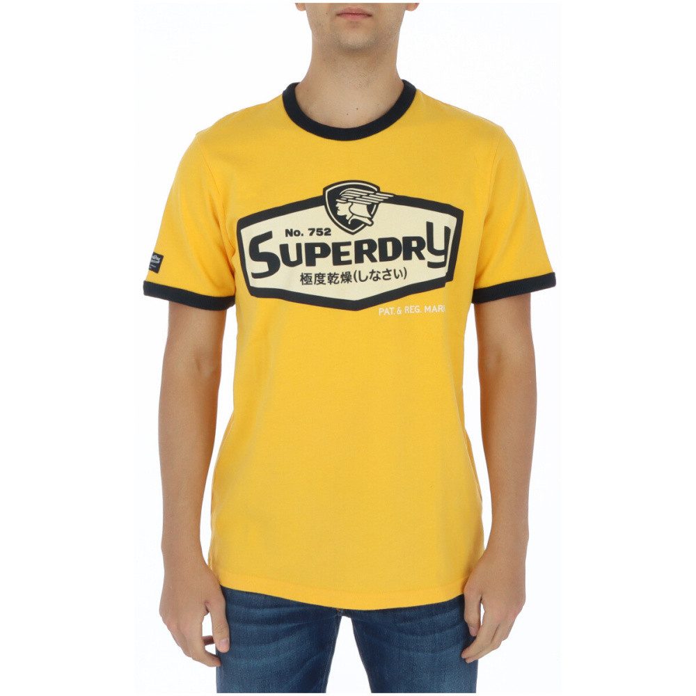 T-shirt Superdry Homme - Taille 38, Couleur Noire, Occasion En Très Bon état
