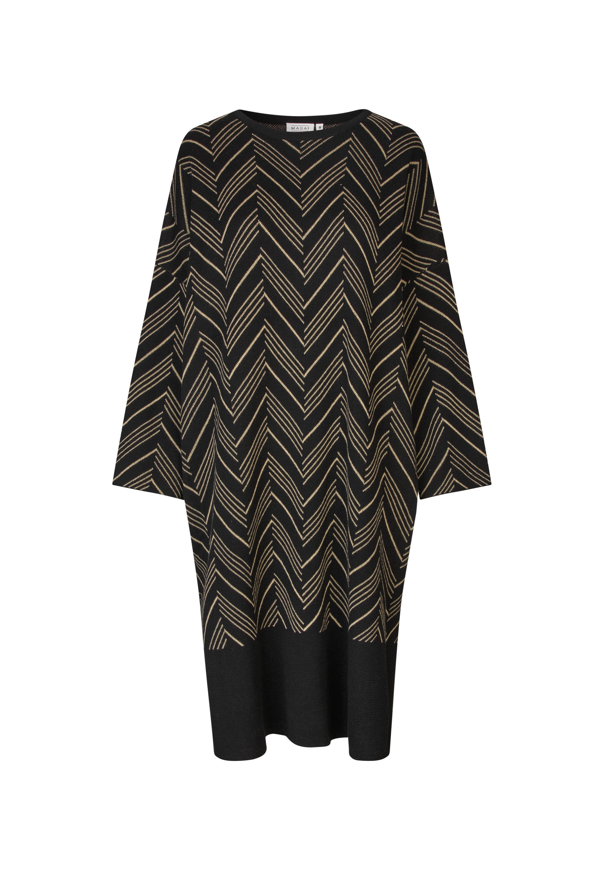 Masai Strickkleid MaNuska Zickzack-Streifen, wunderschönes Strickkleid günstig online kaufen