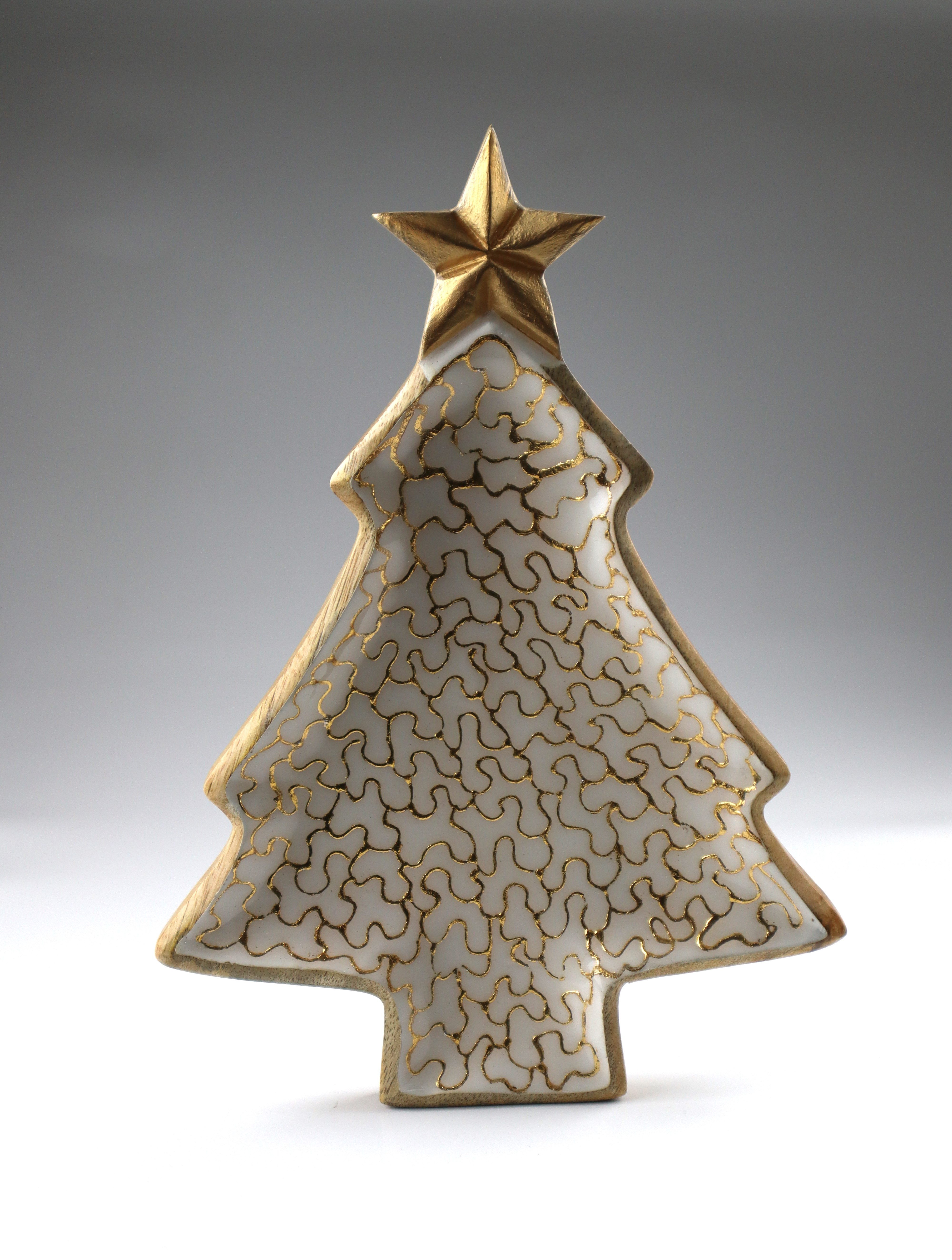 AM Design Dekoteller aus Holz, Ø: 2,5 cm