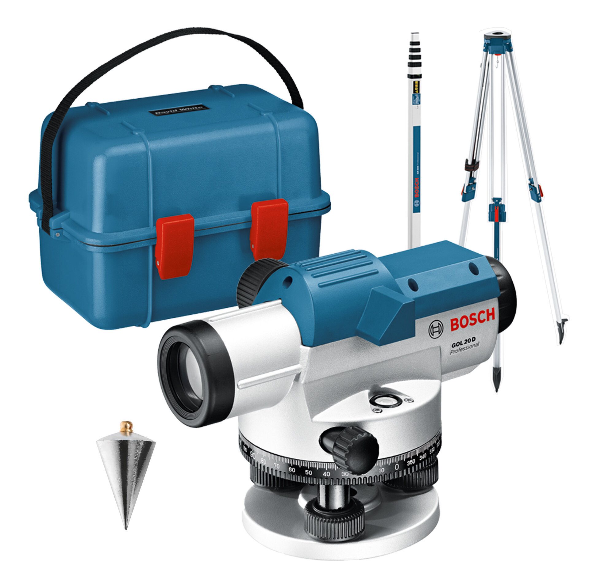 BOSCH Nivelliergerät GOL 20 D, Optisches - im Koffer