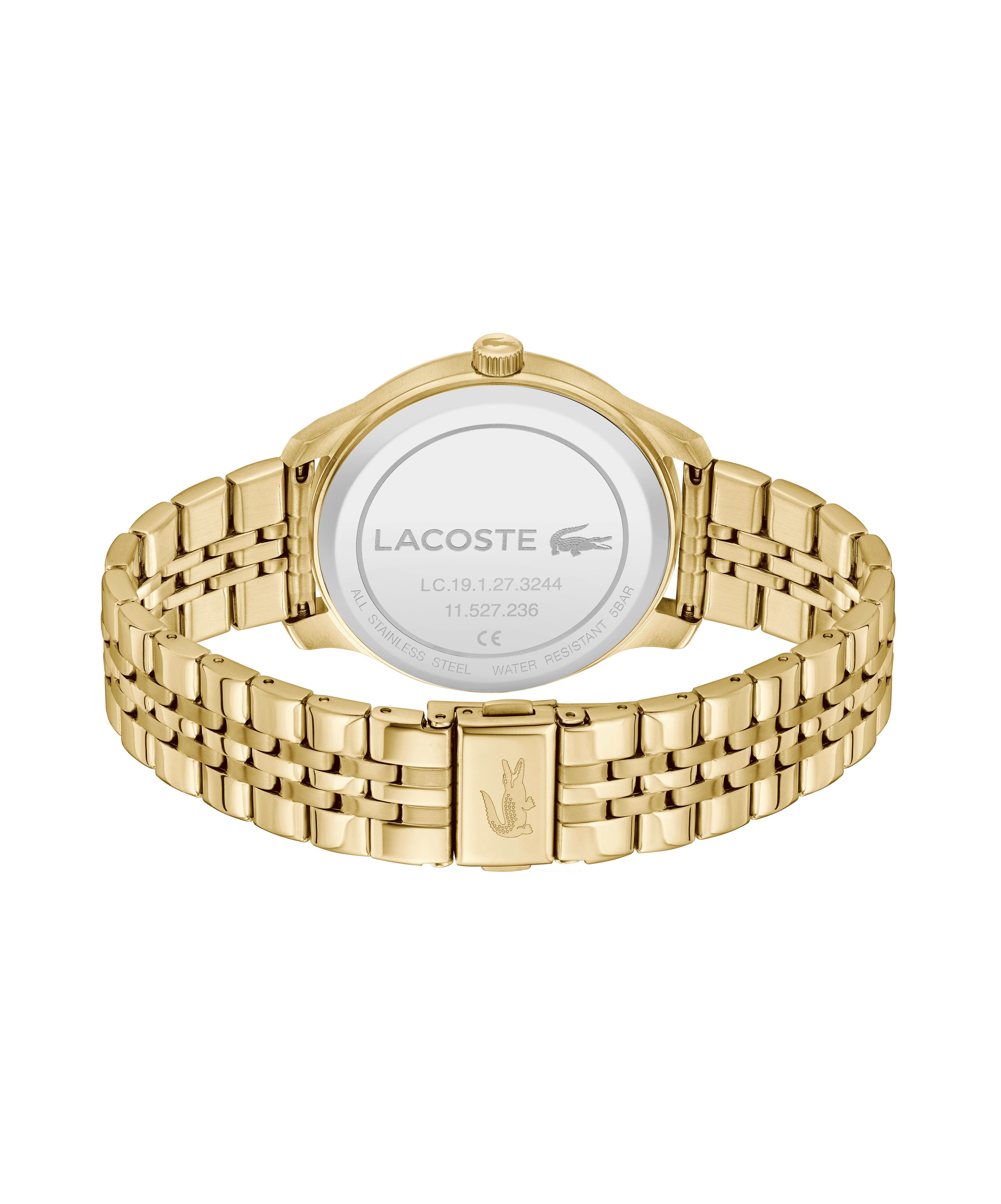 Lacoste Quarzuhr Lisbon 2011539, Armbanduhr, Herrenuhr, Edelstahlarmband, analog