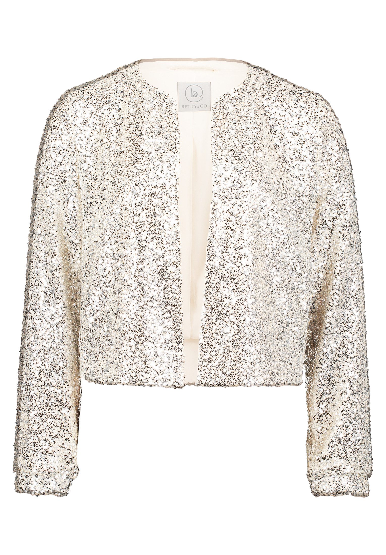 Betty&Co Jackenblazer Damen Blouson mit Pailletten günstig online kaufen